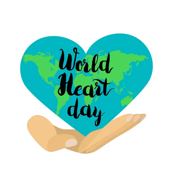 Dia Mundial do Coração — Vetor de Stock