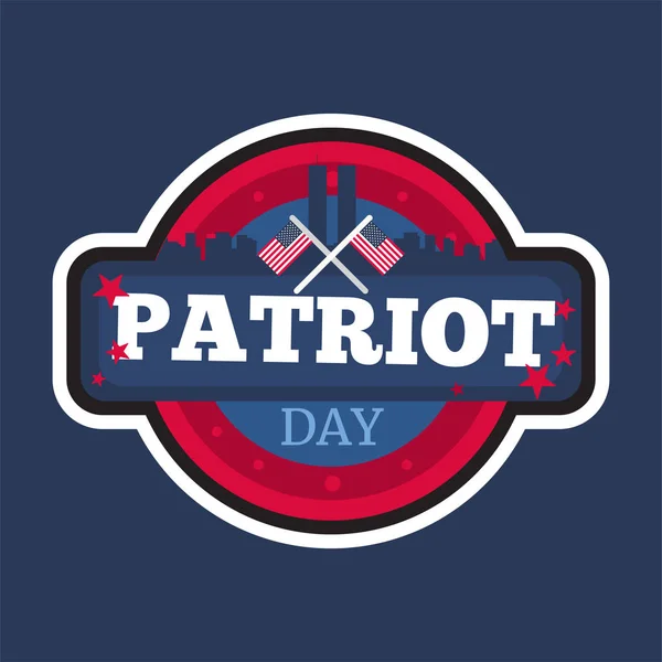 Patriot Day Banner — Stock vektor