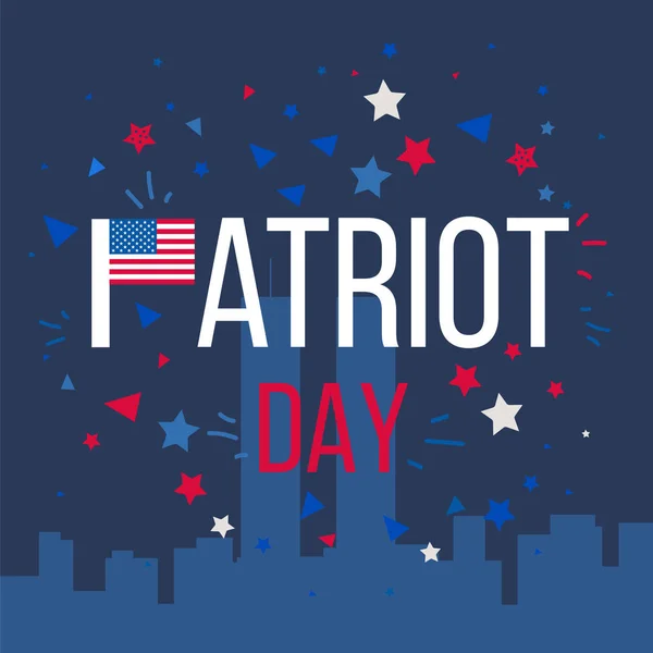 Patriot nap Banner — Stock Vector