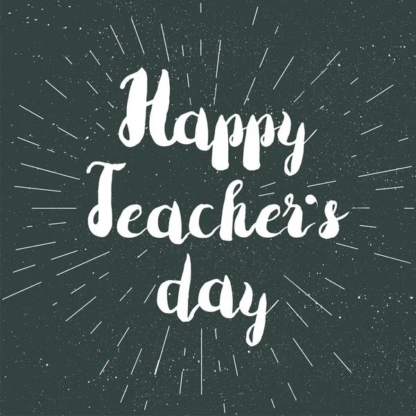 Happy Teachers Day Celebration Banner — Vector de stoc