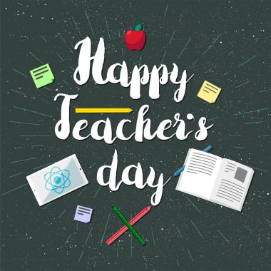 Mutlu öğretmenler günü kutlama Banner