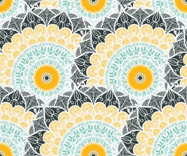 mandala pürüzsüz desen