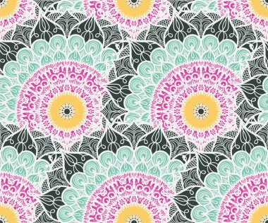 mandala pürüzsüz desen