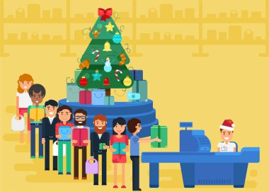 Merry Christmas ve yeni yıl dükkanda