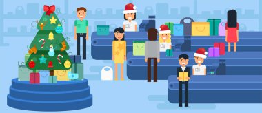 Merry Christmas ve yeni yıl dükkanda