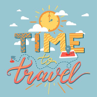 Yazı seyahat için zaman