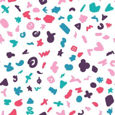 Renk işaretleri el çizilmiş set