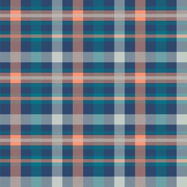 Tartan çok renkli kesintisiz vektör desen