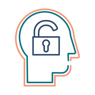 Dışa dönük kişilik tipi ince çizgi vektör simgesi. İnsan zihni psikolojisi kavramsal ana hatları pictogram