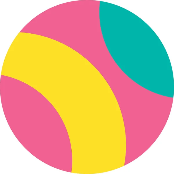 Design Multicolor conceito bola esfera figura ícone —  Vetores de Stock