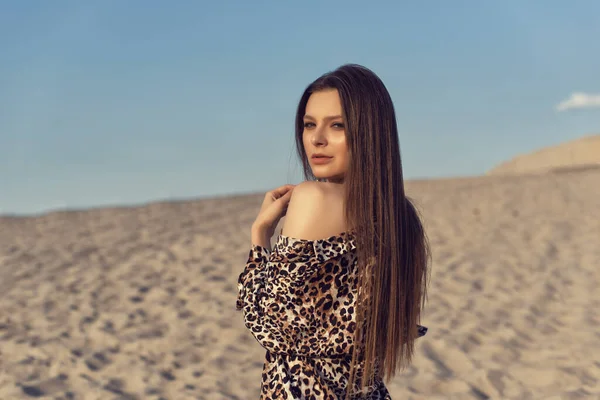 Zomer Fotoshoot Zandduinen — Stockfoto