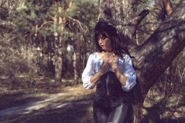 Güneşli bir günde bahar fotoğraf çekimi