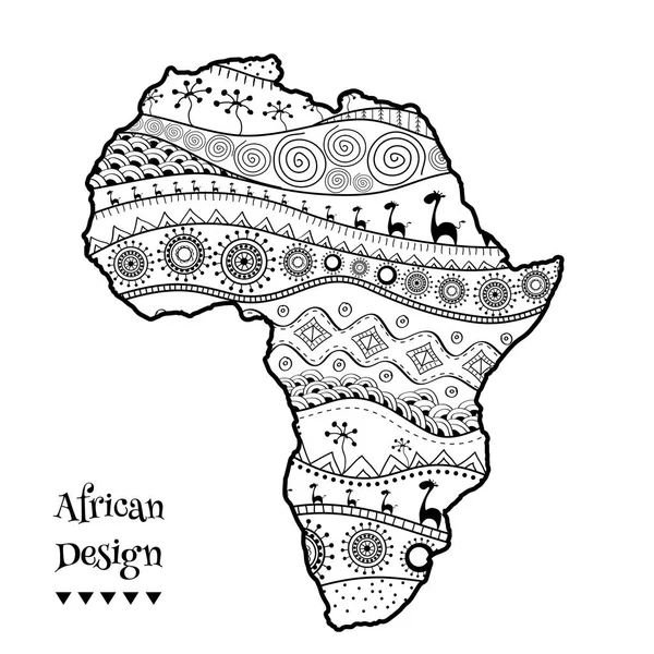 Carte d  Afrique  dessin   Image  vectorielle sdCrea  125526730