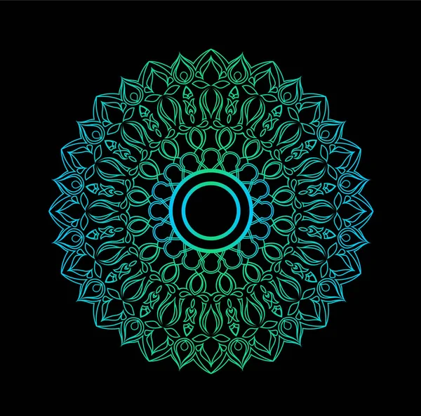  Mandala. Dekoratif yuvarlak süsleme. Anti-stres terapisi desen.