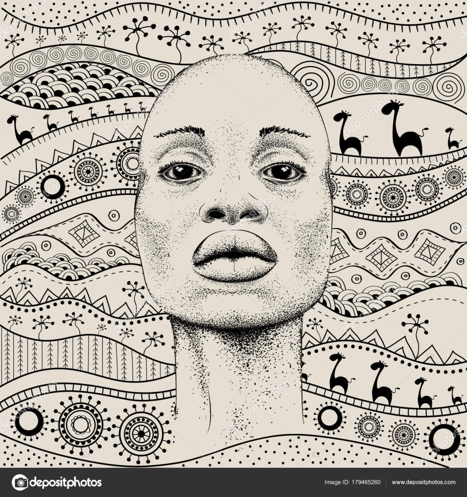 afrikanisches mdchen mit afrikanischer hand zeichnen ethno muster stammes hintergrund schne schwarze frau hhenplan vektor illustration vektor von - Schone Muster Zum Zeichnen afrikanisches mdchen mit afrikanischer hand zeichnen ethno muster stammes hintergrund schne schwarze frau hhenplan vektor illustration vektor von - Schone Muster Zum Zeichnen