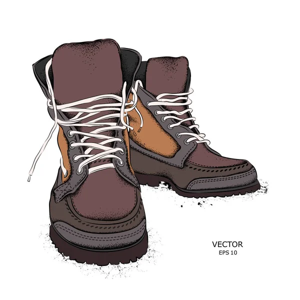 Des Chaussures Élégantes Chaussures Jeunesse Illustration Vectorielle — Image vectorielle