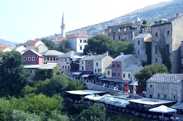 Reise Nach Europa Sommer Mostar Bosnien Und Herzegowina — Stockfoto