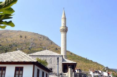 Yaz, Bosna ve Hersek'teki Mostar altında Avrupa'ya seyahat