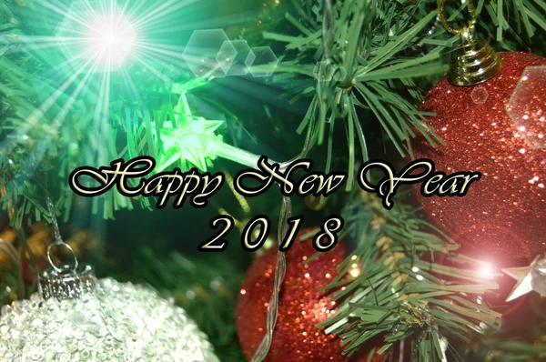 Feliz Año Nuevo 2018 Como Trasfondo — Foto de Stock