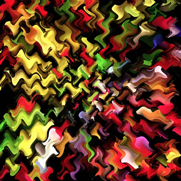 視覚波と照明効果によるグラデーションの抽象的な彩色背景 — ストック写真