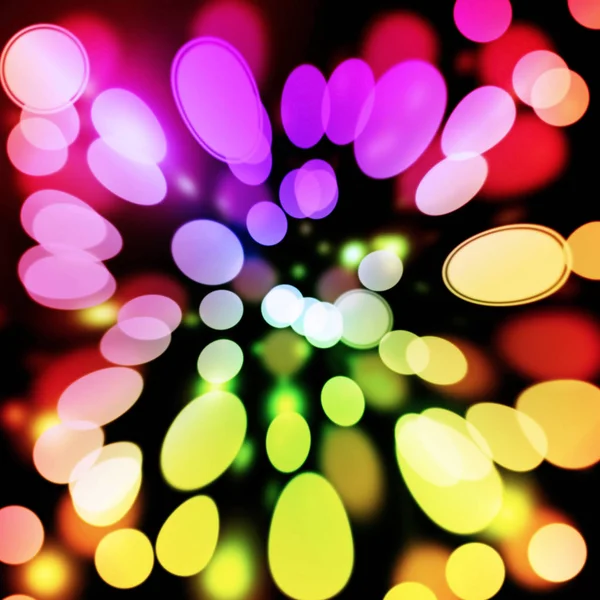 Fondo Para Colorear Abstracto Del Bokeh Deformado Con Efectos Onda —  Fotos de Stock