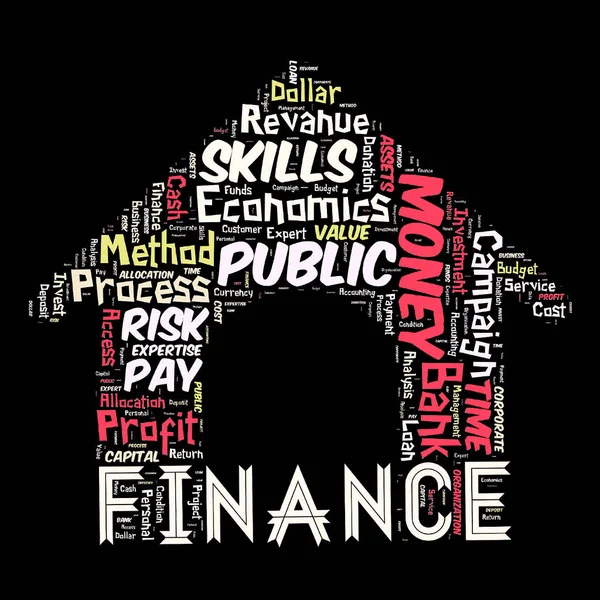 Words Cloud Finance Background — Stock Photo, Image