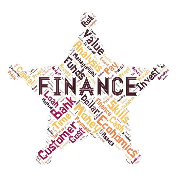 Words Cloud Finance Background — Stock Photo, Image