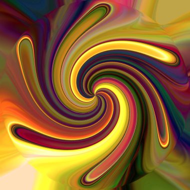 Soyut görsel dalga, dön ve ışık efektleri ile geçişin arka plan boyama