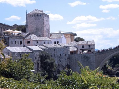 Yaz, Bosna ve Hersek'teki Mostar altında Avrupa'ya seyahat