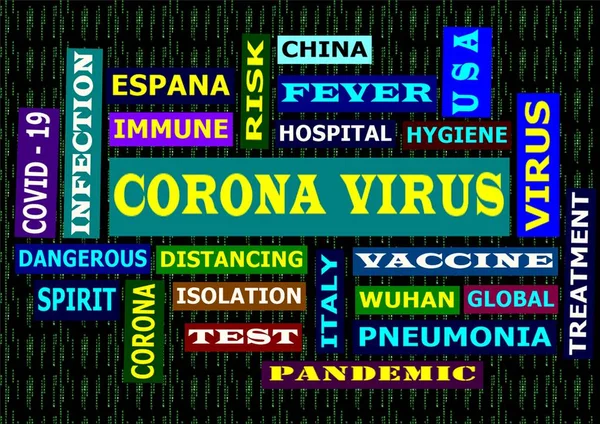 Corona Virus Covid Background — 스톡 사진