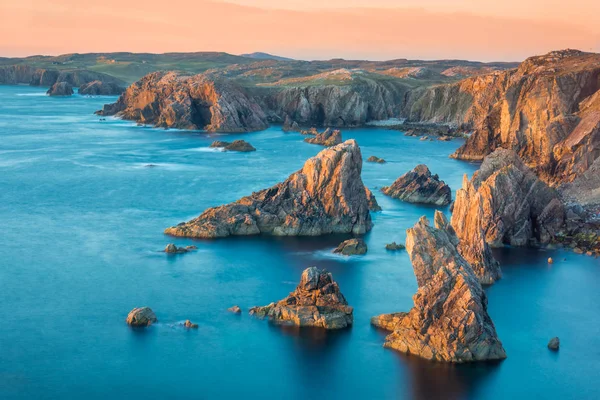 Deniz yığında Mangersta Isle of Lewis