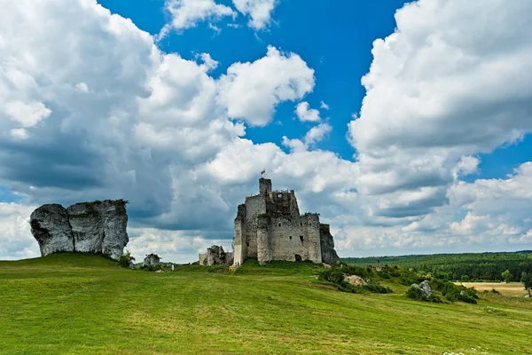 Czestochowa, Polonya, 20 Temmuz 2016 yakınındaki Mirow: Jura Cracow Czestochowa Polonya kalede Mirow köseoğlu.