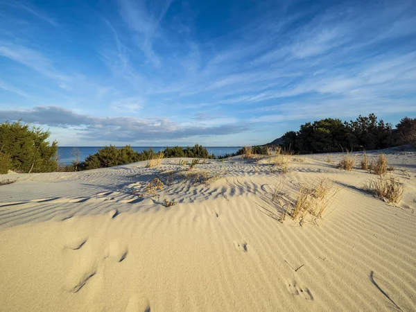 De prachtige duinen van Capo Comino — Stockfoto