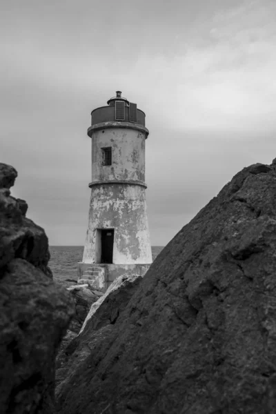 Capo Ferro lighthouse in Sardinia — Stock Photo, Image