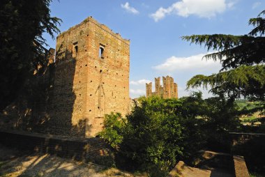 Castel Arquato 'nun bir detayı.