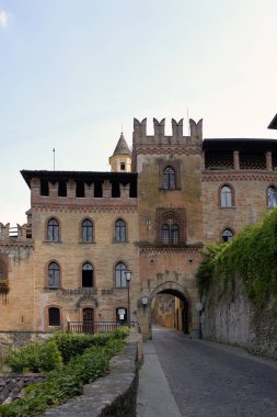 Castel Arquato 'nun bir detayı.