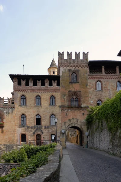 Un detalle de Castel Arquato — Foto de Stock