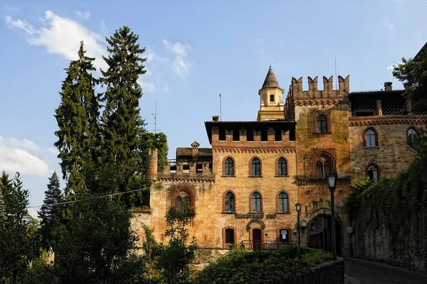 Un detalle de Castel Arquato — Foto de Stock