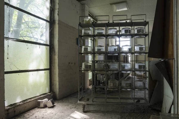 Gegevens Van Een Verlaten Laboratorium — Stockfoto