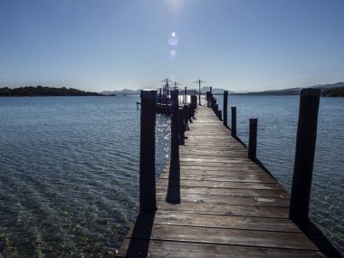 Sardunya 'da güzel bir sahil.