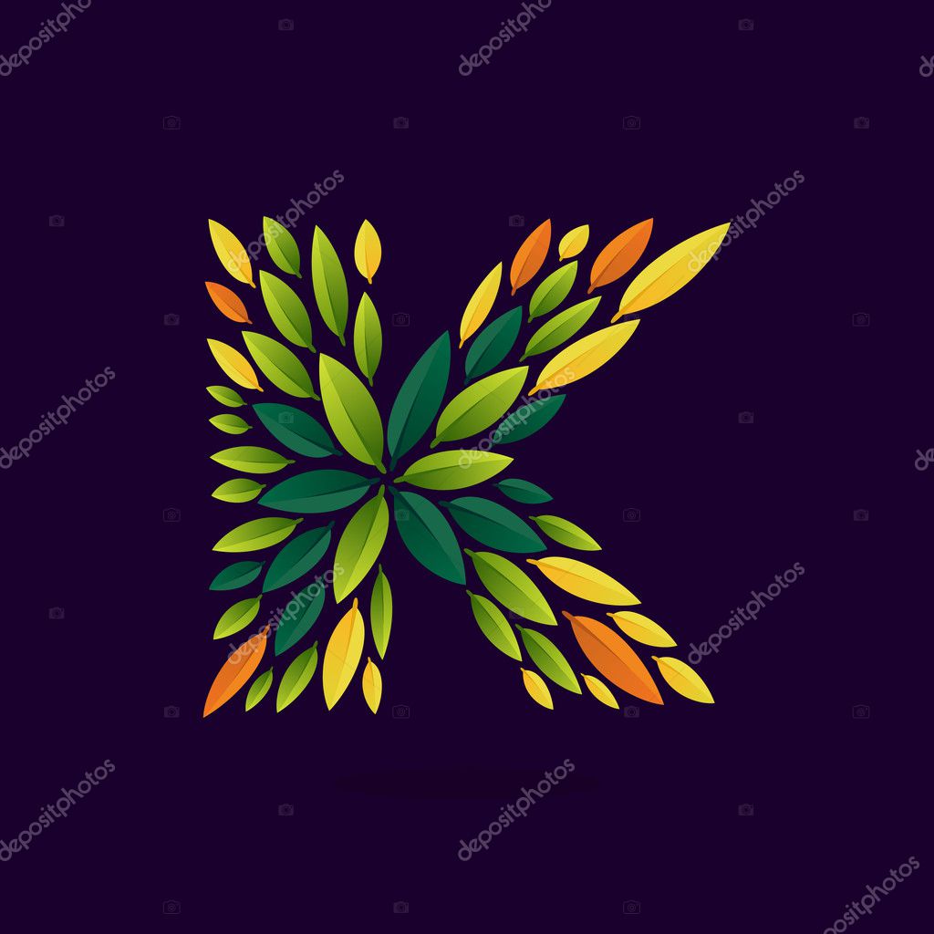 Leaf pattern. Vector ecology elements for banner, presentation, card, labels or posters.