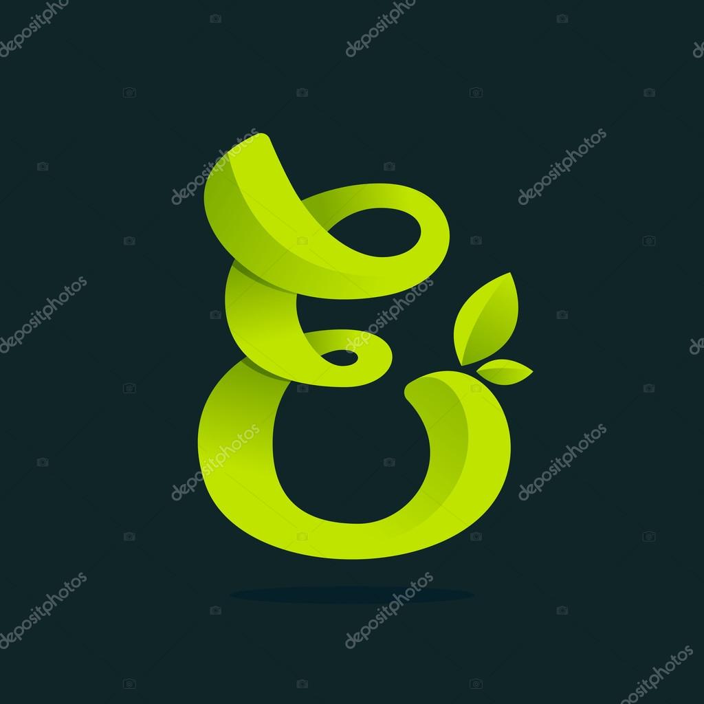 Vector ecology elements for web, t-shirts and cards.