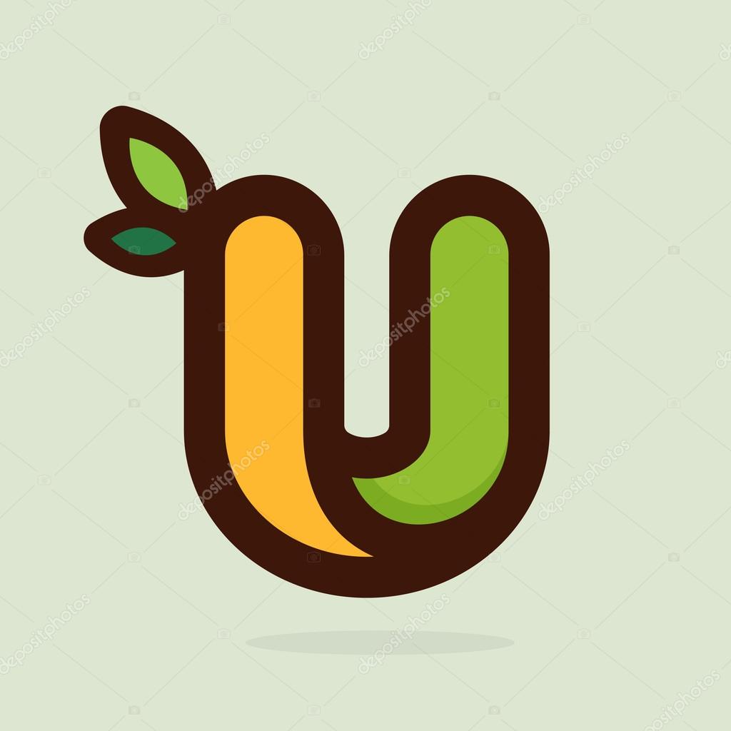 Vector elements for ecology posters, t-shirts and cards.