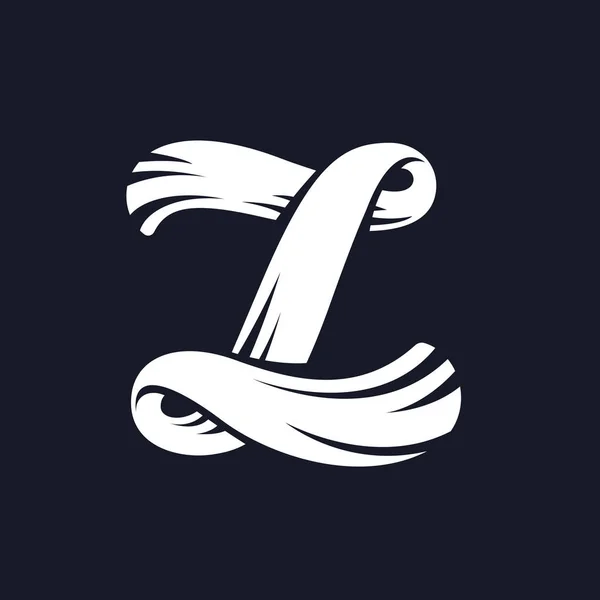 Z lettre logo script police . — Image vectorielle