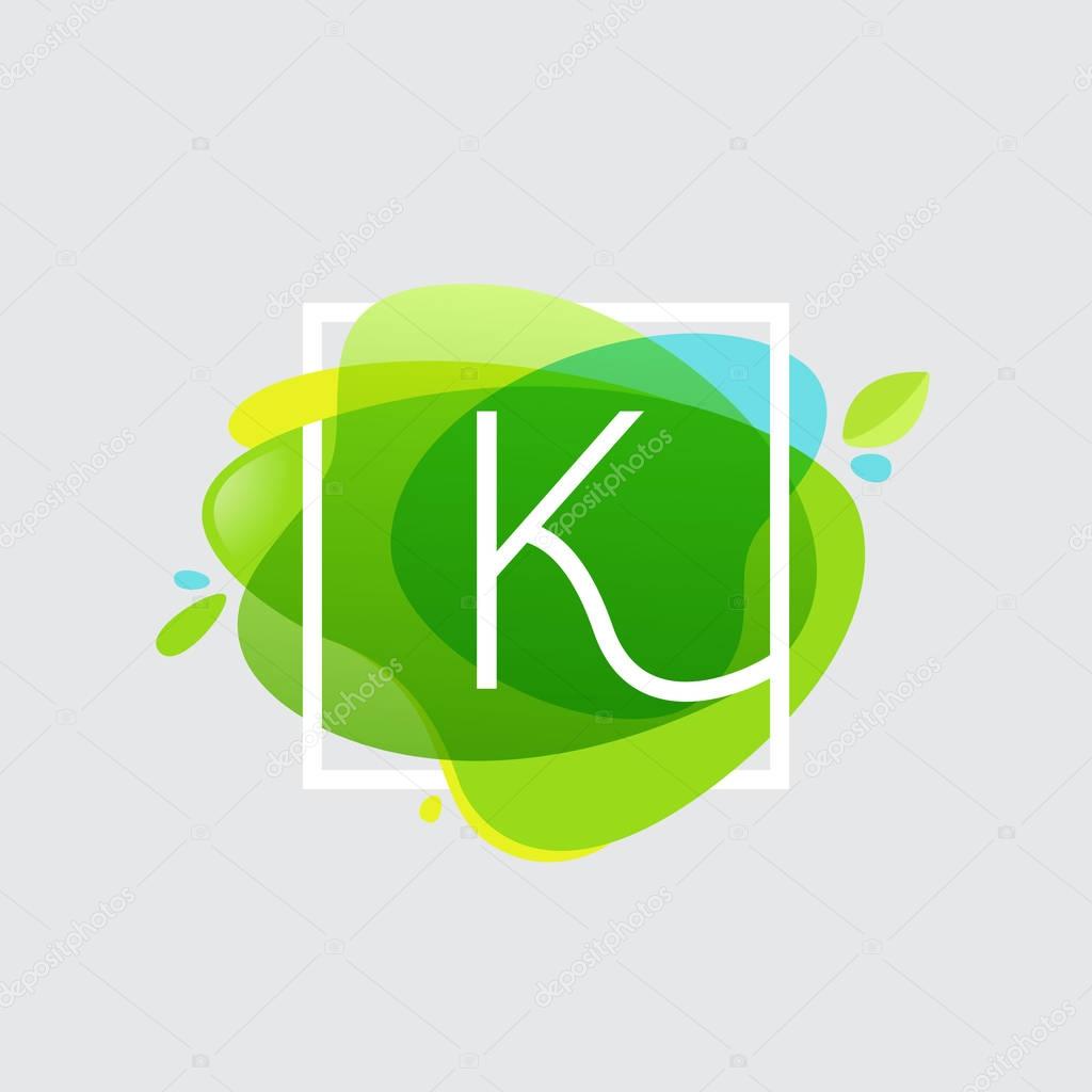 Green art. Vector ecology typography for your posters, invitations, cards.