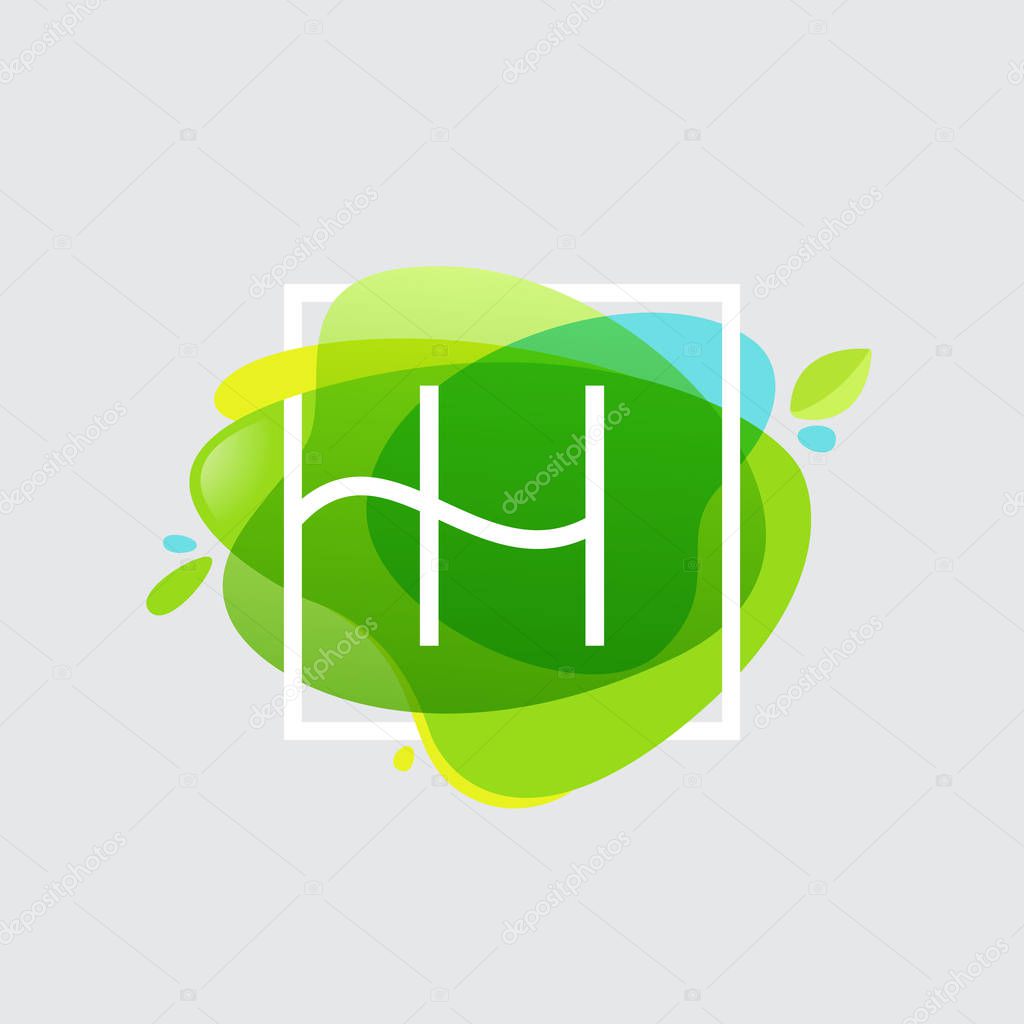 Green art. Vector ecology typography for your posters, invitations, cards.