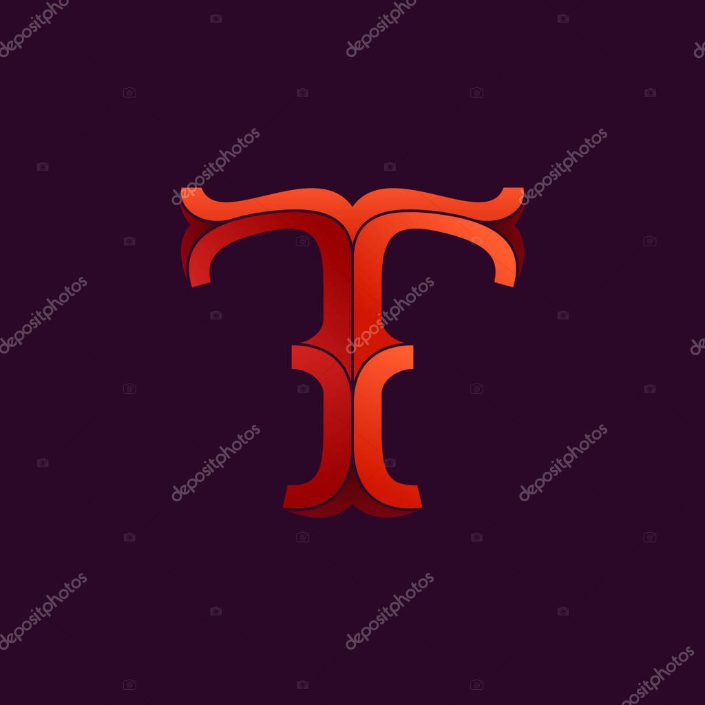 Red font. Vintage vector typeface for labels, headlines, posters, cards etc.