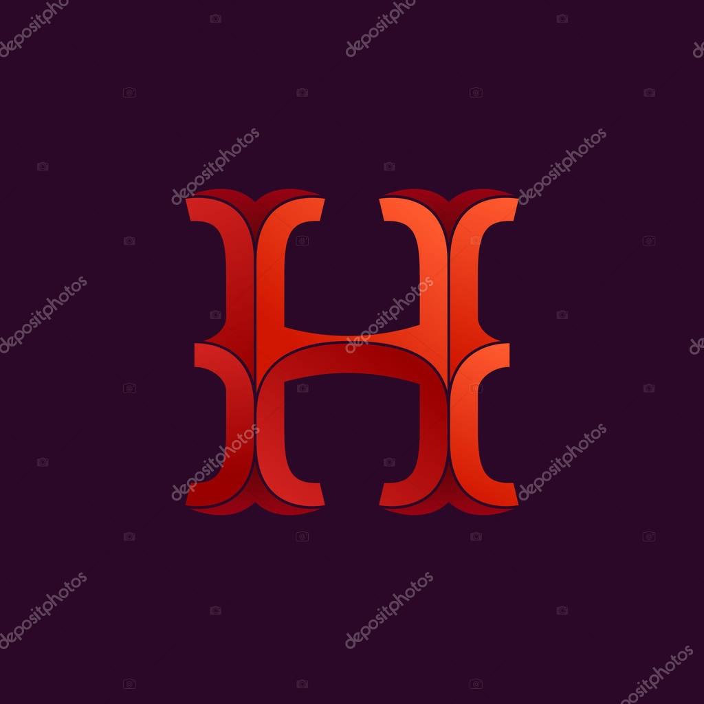 Red font. Vintage vector typeface for labels, headlines, posters, cards etc.