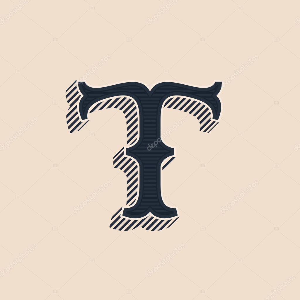 Vector font for labels, posters etc.