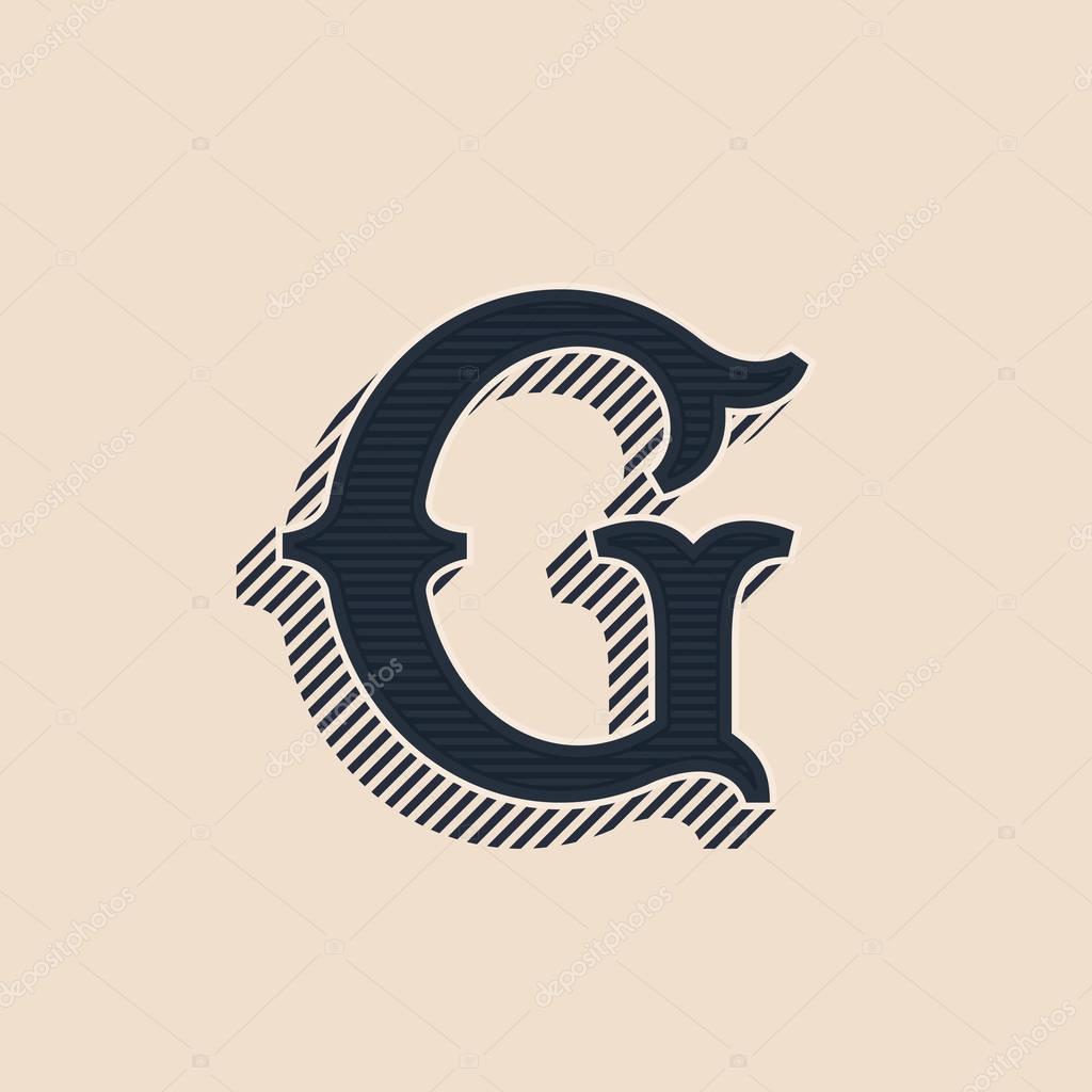 Vector font for labels, posters etc.